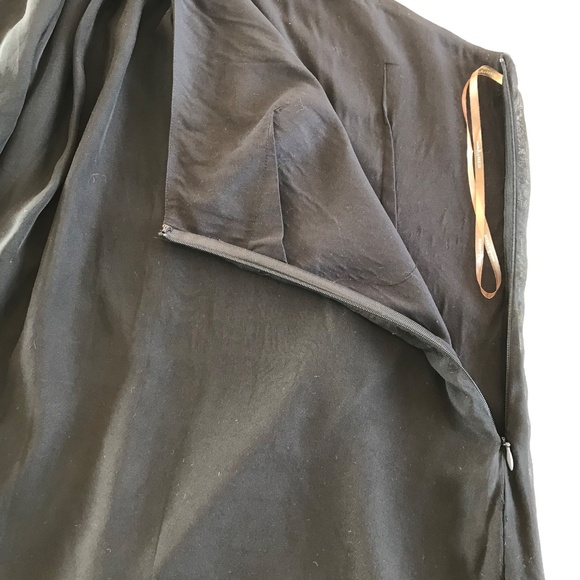 Guess by Marciano mini black dress silk one sleeve wedding guest summer size S - Picture 5 of 7